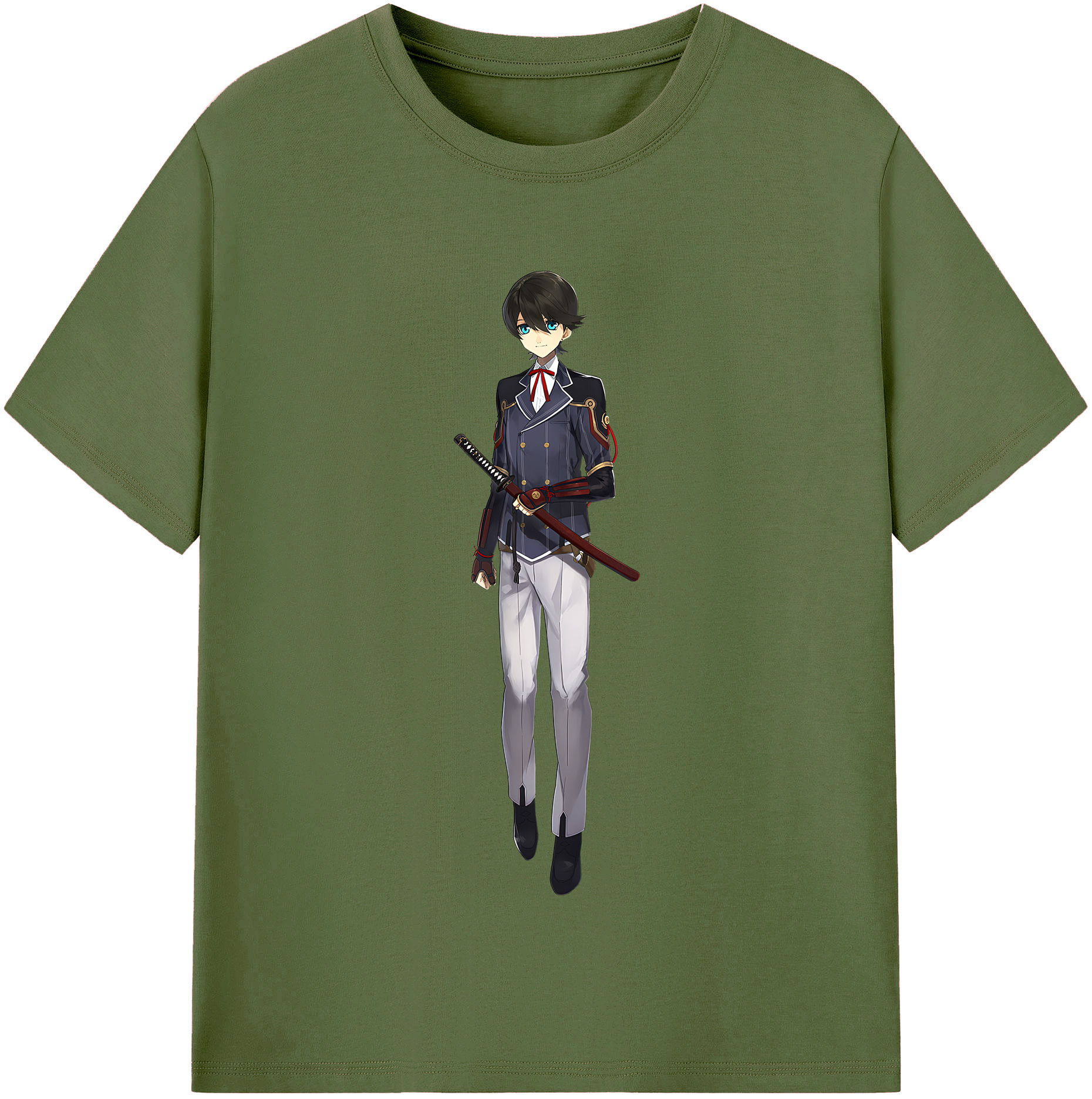 （画像用） 刀剣乱舞 Touken Ranbu 綿100％半袖Tシャツ（フロントプリント）